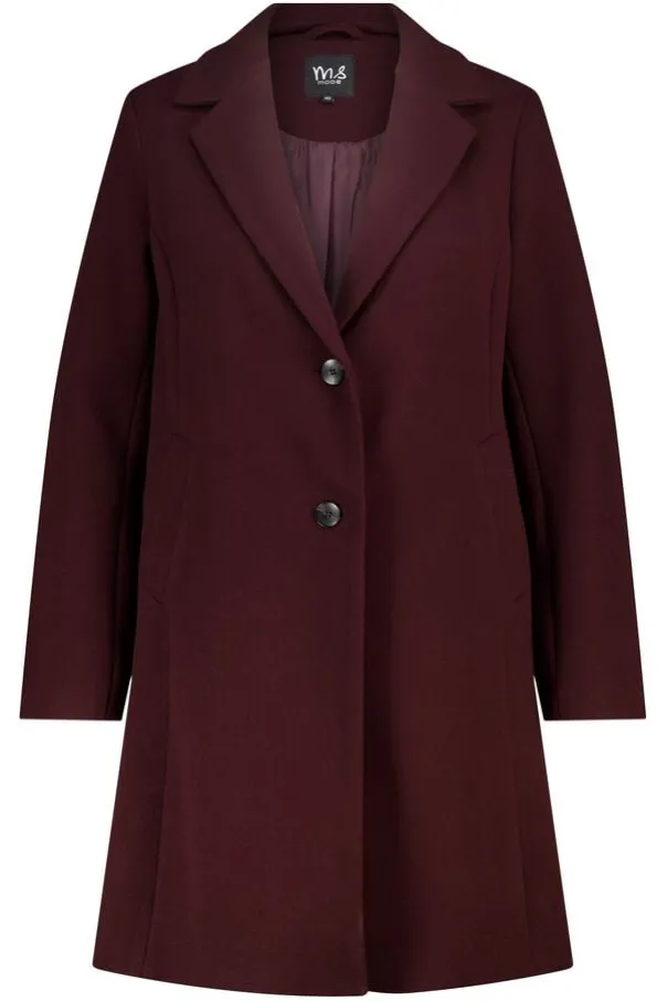 Manteau court à boutons