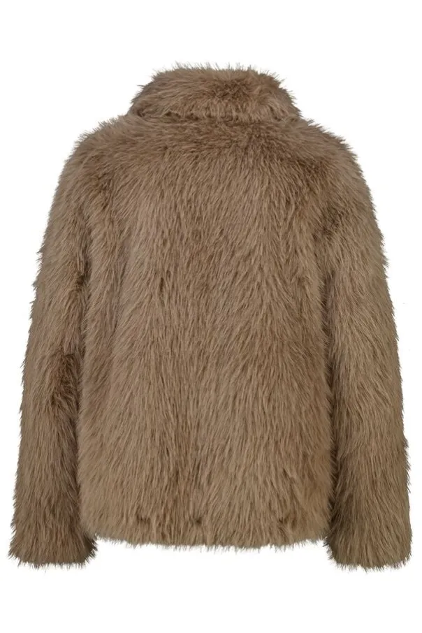 Manteau en fausse fourrure