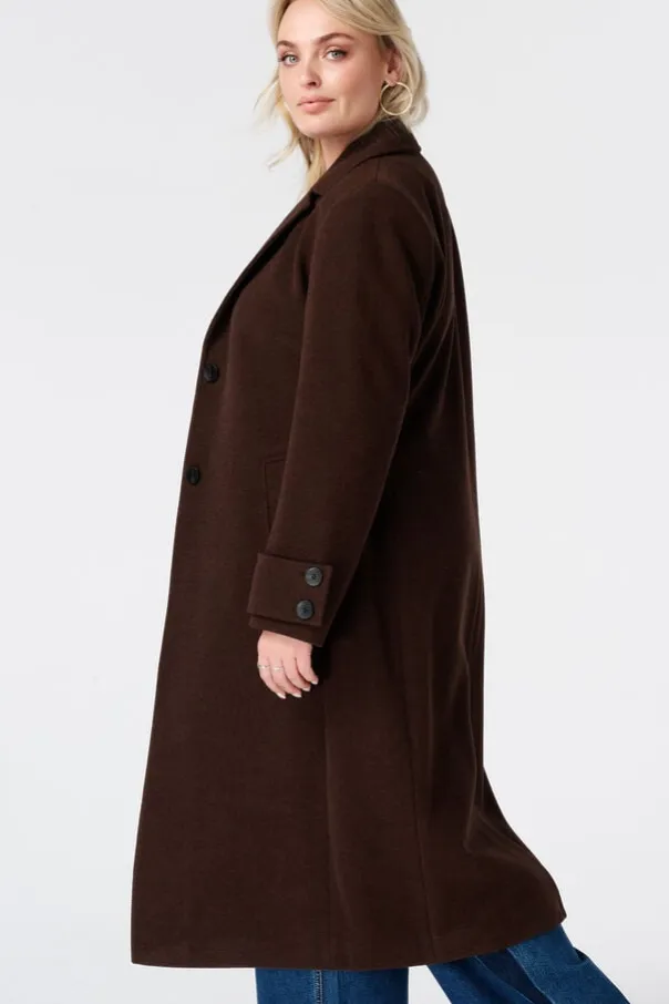 Manteau à fermeture boutonnée