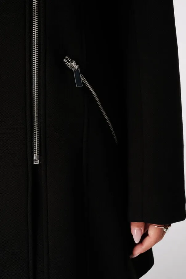 Manteau à fermeture éclair