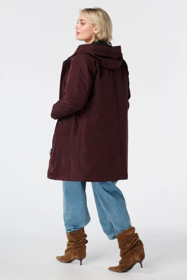 Manteau long déperlant