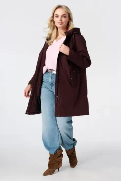 Manteau long déperlant