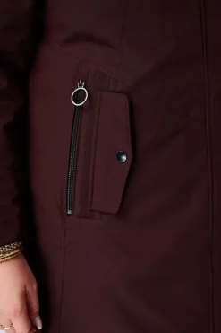 Manteau long déperlant