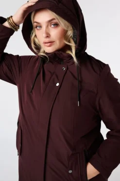 Manteau long déperlant