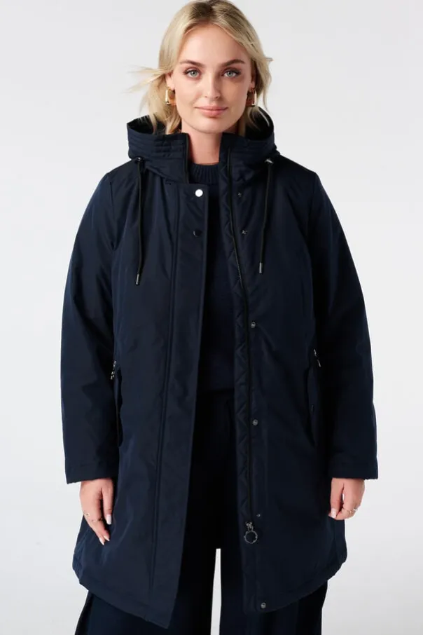 Manteau long déperlant