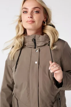 Manteau long déperlant