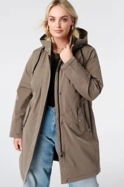Manteau long déperlant