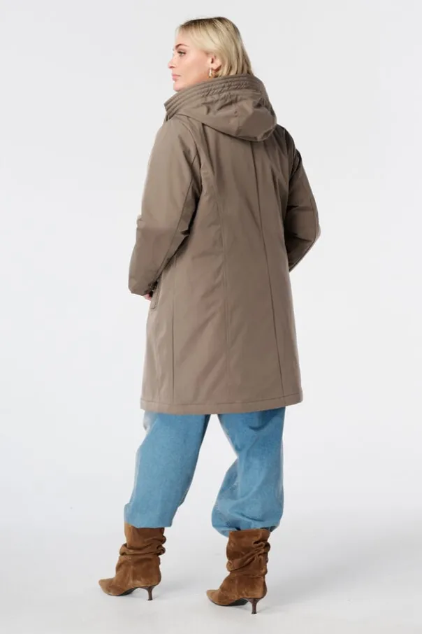 Manteau long déperlant