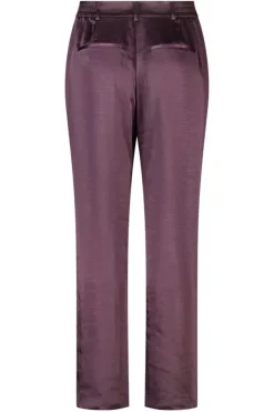 Pantalon aspect satiné