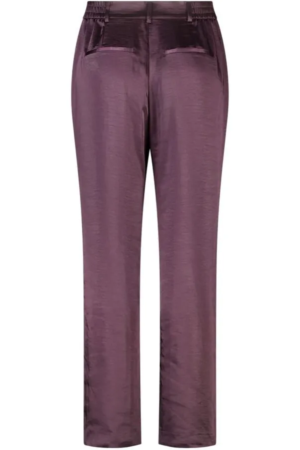 Pantalon aspect satiné