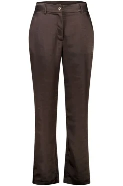 Pantalon aspect satiné