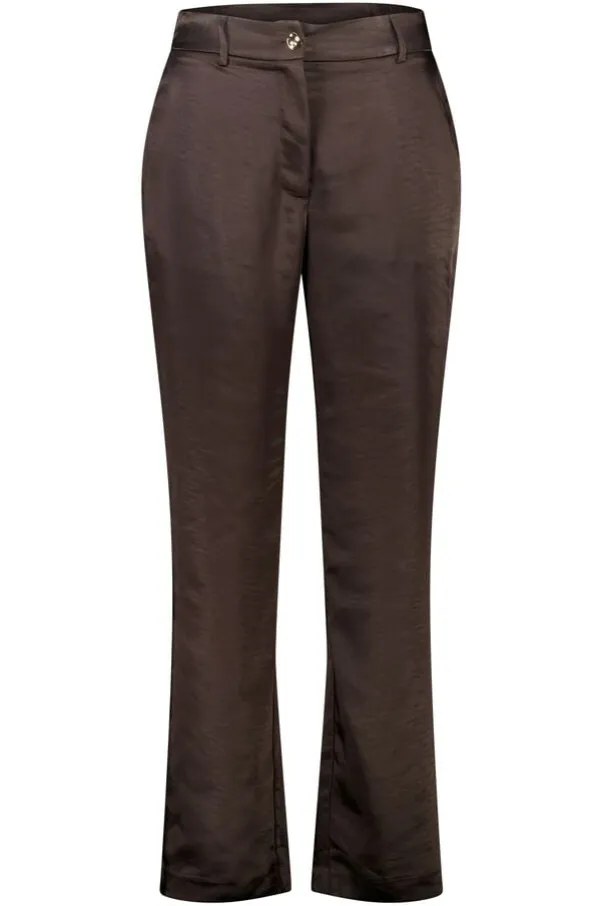 Pantalon aspect satiné