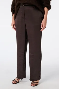 Pantalon aspect satiné