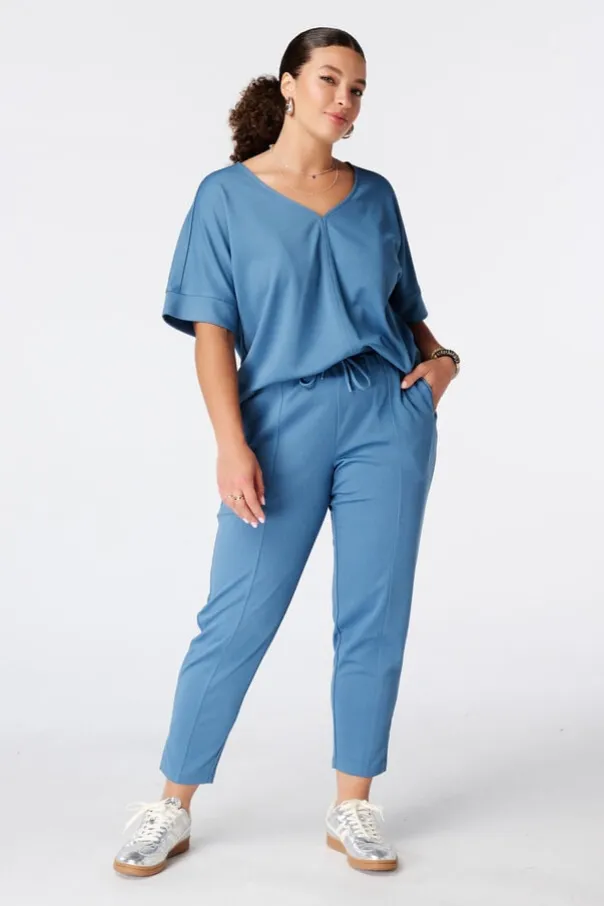 Pantalon avec cordon coulissant