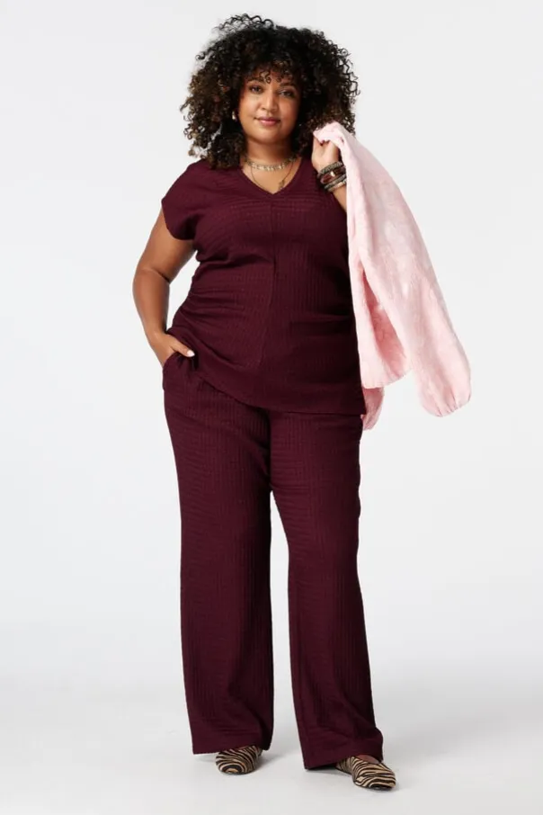 Pantalon avec taille élastique