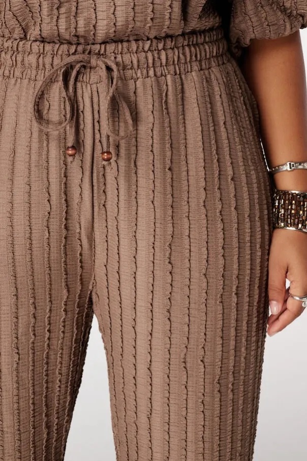 Pantalon avec taille élastique