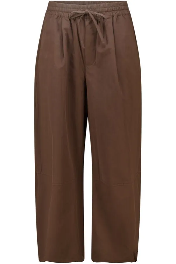 Pantalon barrel avec cordon de serrage