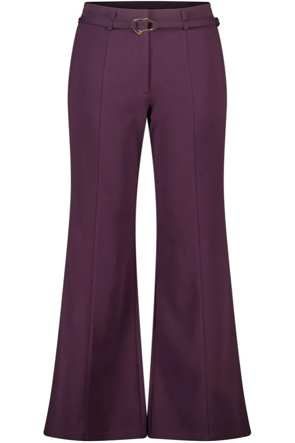 Pantalon droit avec ceinture