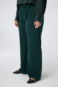 Pantalon droit avec ceinture