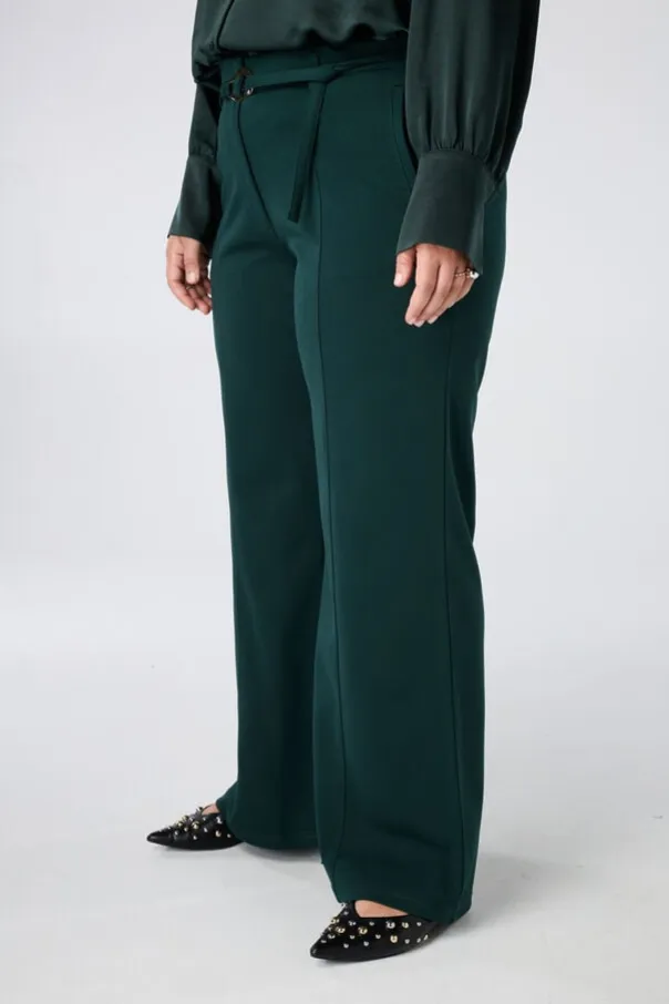 Pantalon droit avec ceinture