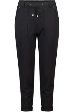 Pantalon fuselé à taille élastique