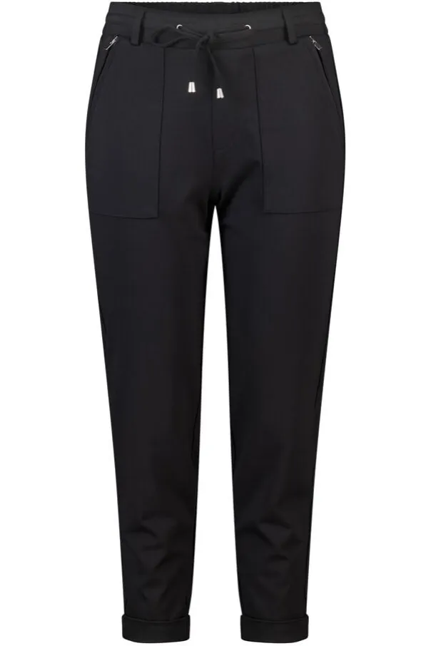Pantalon fuselé à taille élastique