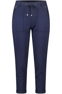 Pantalon fuselé à taille élastique