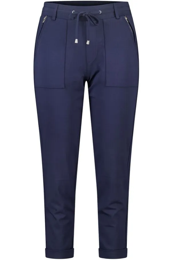 Pantalon fuselé à taille élastique