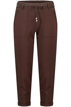 Pantalon fuselé à taille élastique