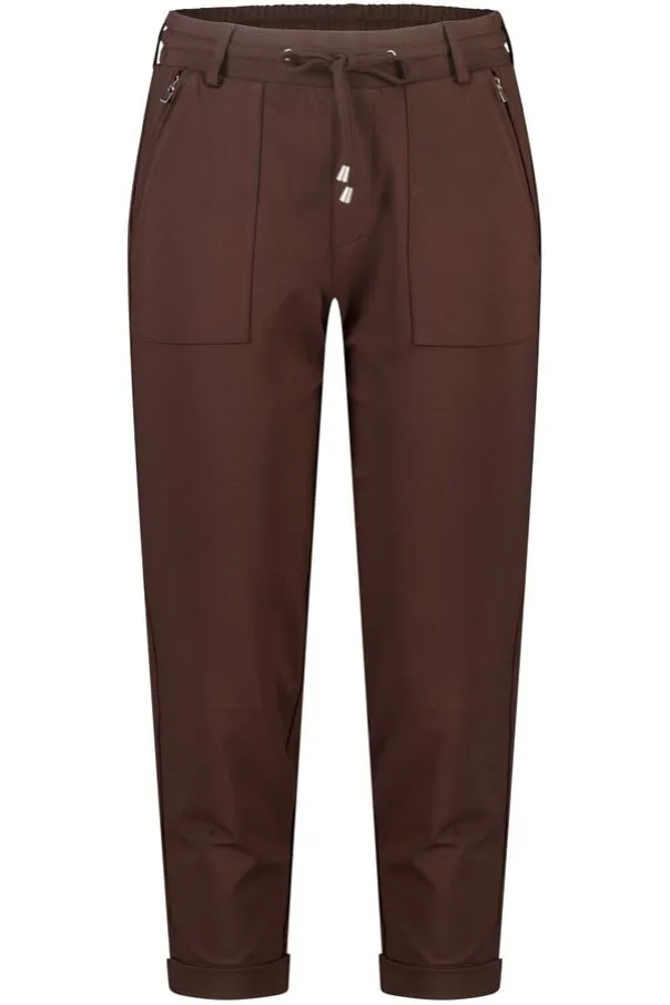 Pantalon fuselé à taille élastique