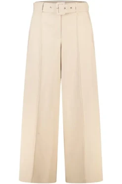 Pantalon large avec ceinture