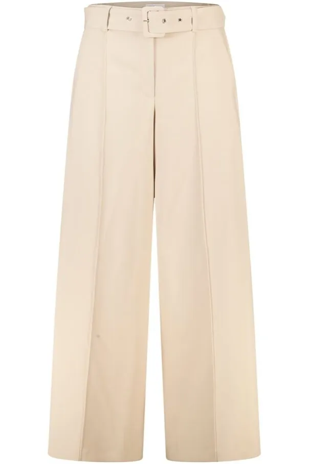 Pantalon large avec ceinture