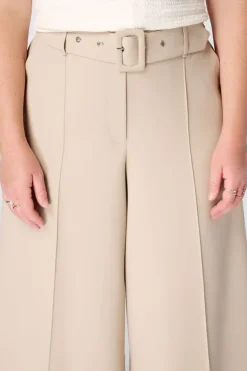 Pantalon large avec ceinture