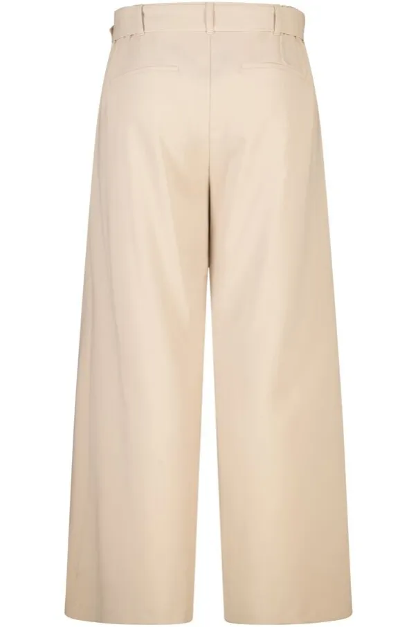 Pantalon large avec ceinture