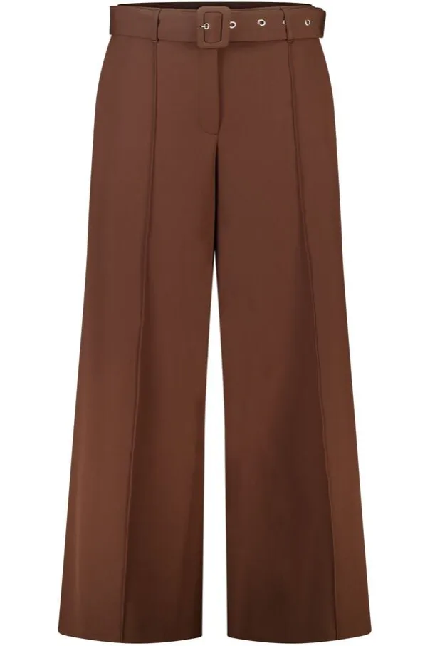 Pantalon large avec ceinture