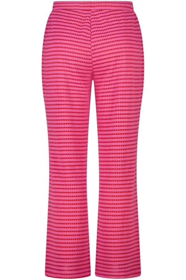 Pantalon large à taille élastique