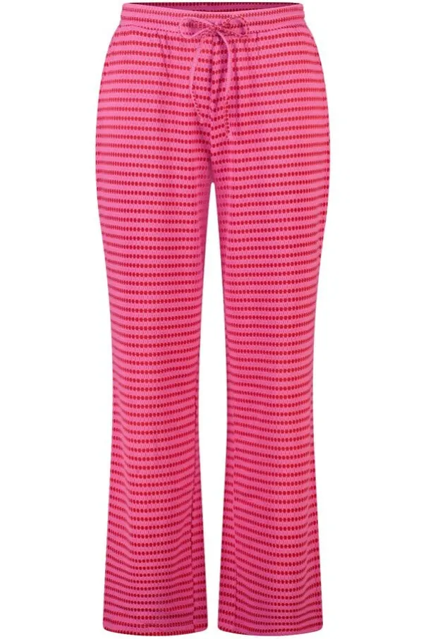 Pantalon large à taille élastique