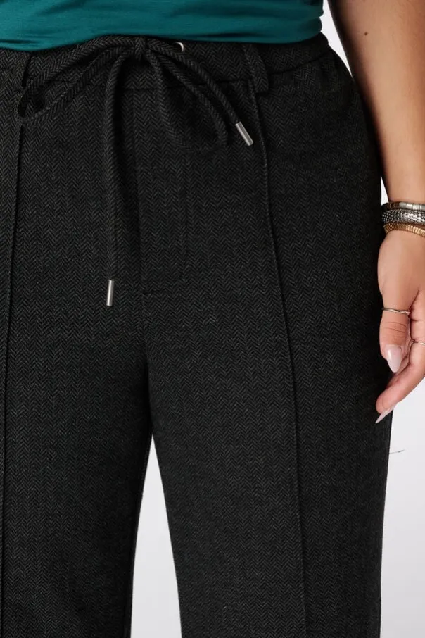 Pantalon à rayures crayon