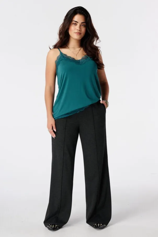 Pantalon à rayures crayon