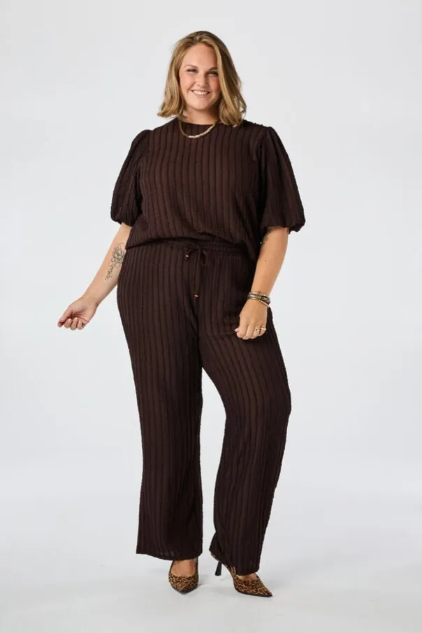 Pantalon à taille élastique