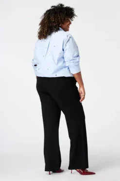 Pantalon wide leg