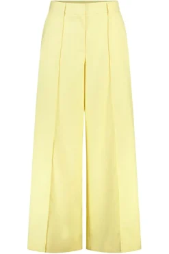 Pantalon wide leg avec coutures décoratives