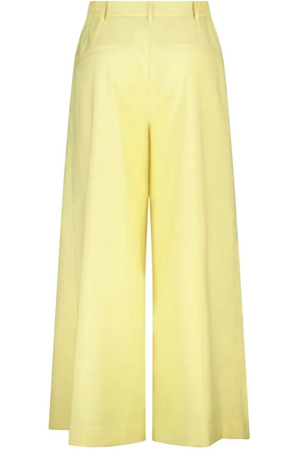 Pantalon wide leg avec coutures décoratives