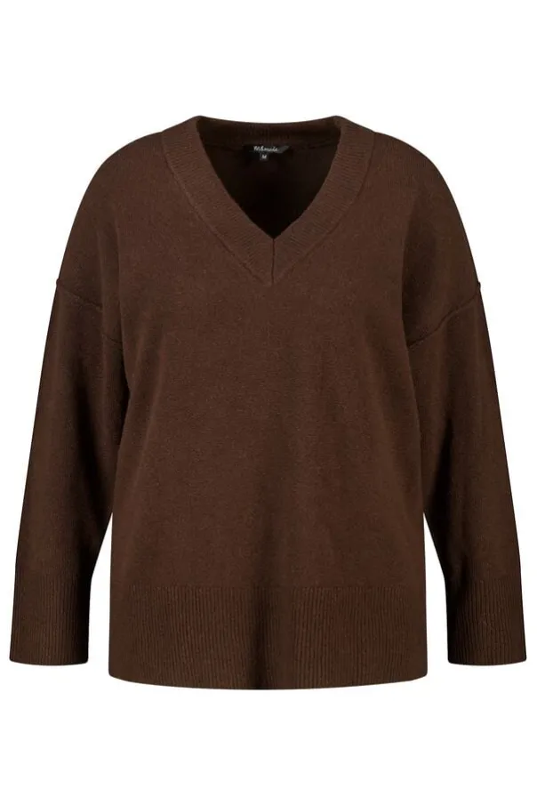 Pull à col en V