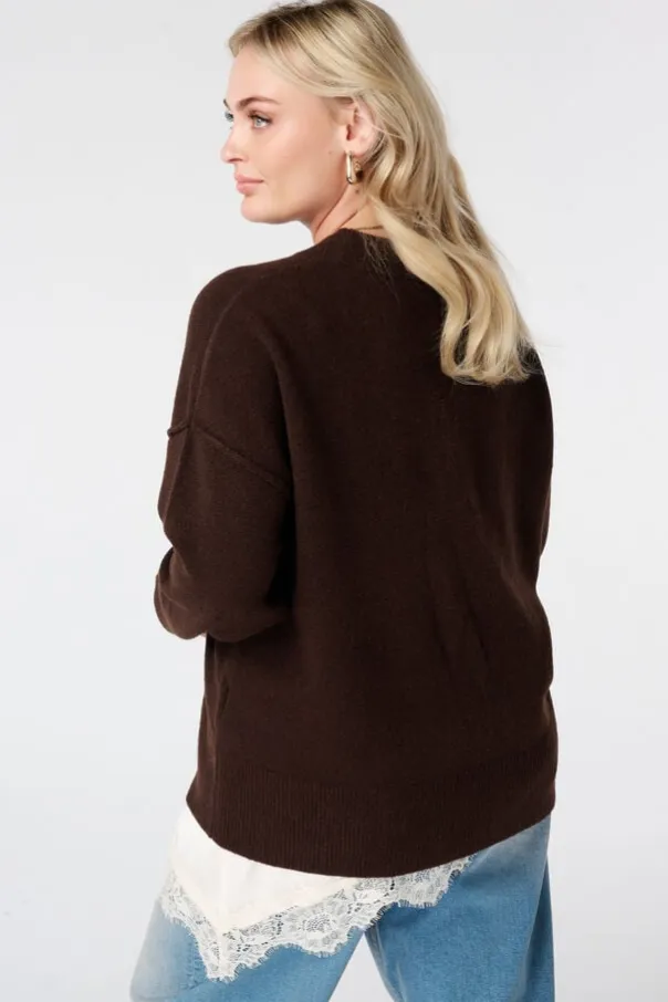 Pull à col en V