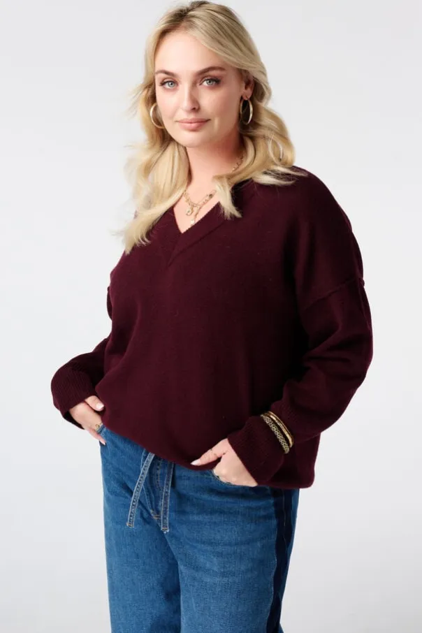 Pull à col en V