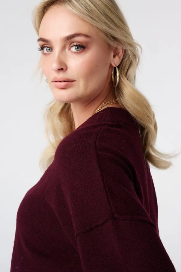 Pull à col en V