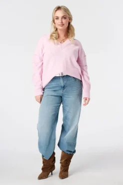 Pull à col en V