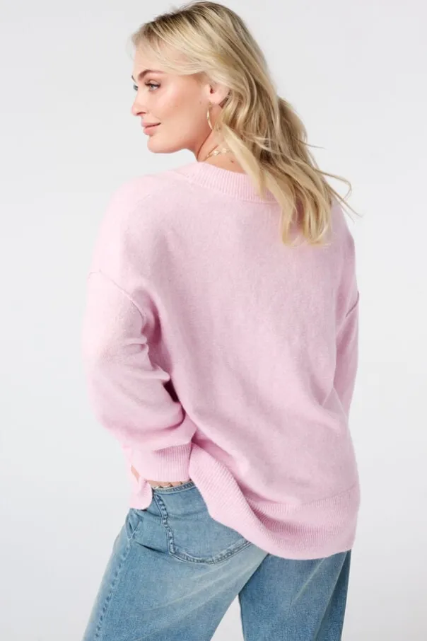 Pull à col en V