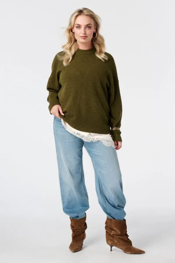 Pull à col rond